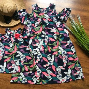 Váy tơ đũi tay trễ dún ngực size đại S -L